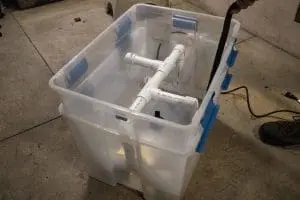 Snake rain chamber