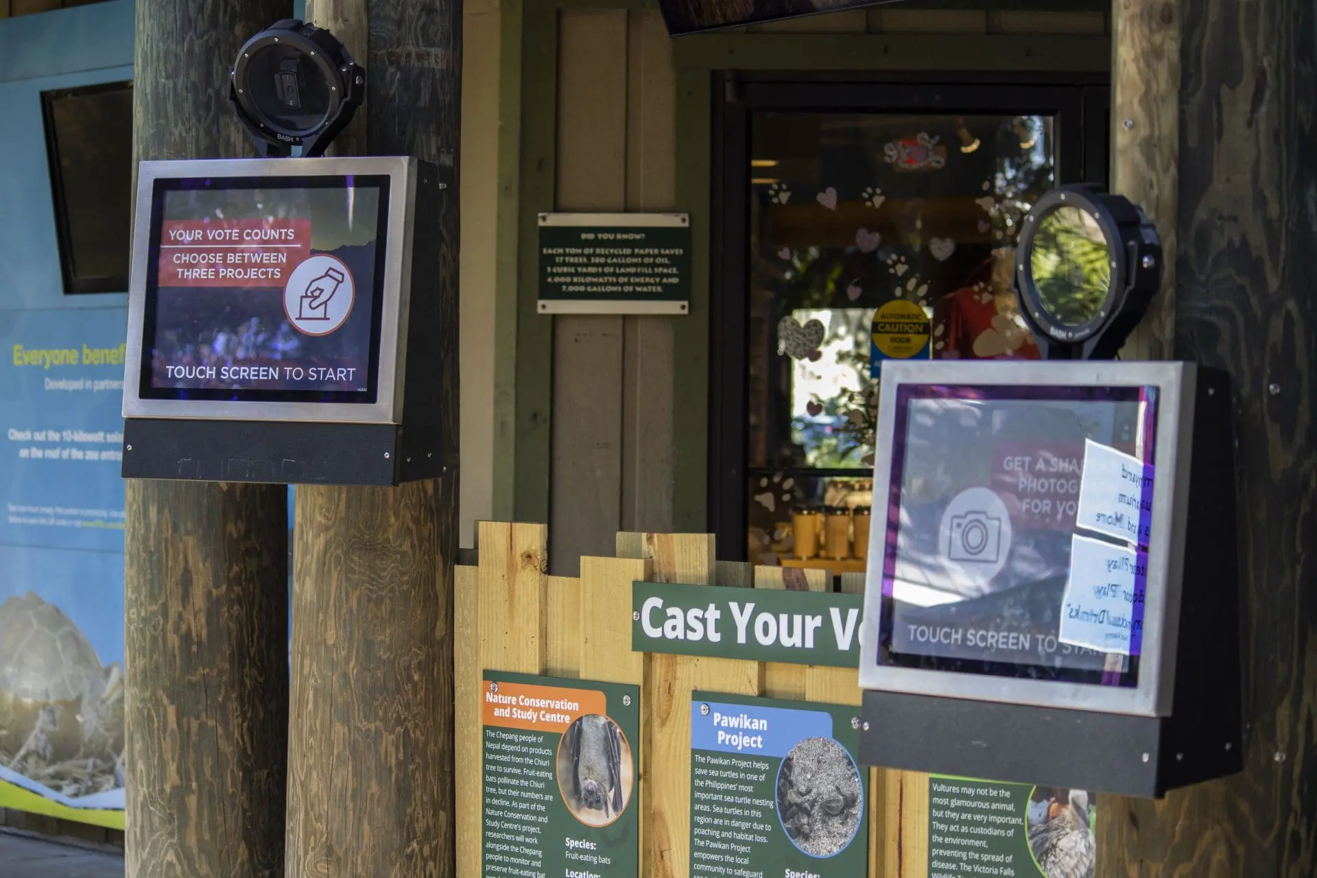 Quarters for Conservation Voting Kiosk 2023