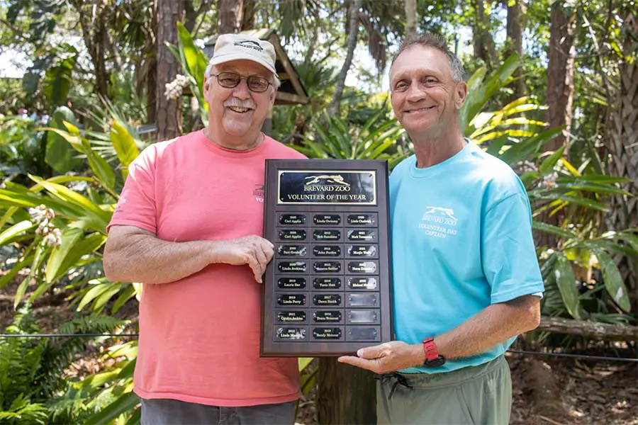 Volunteers of the Year Michael Musick and Norm Desrosiers