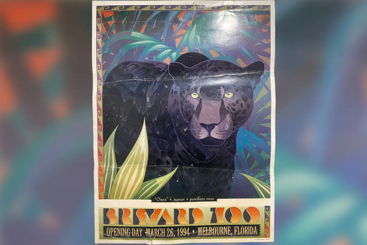 Brevard Zoo Onyx poster