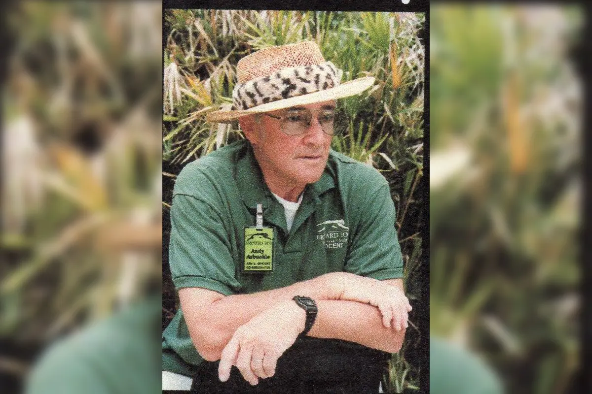 Andy Arbuckle one of Brevard Zoo's original docent