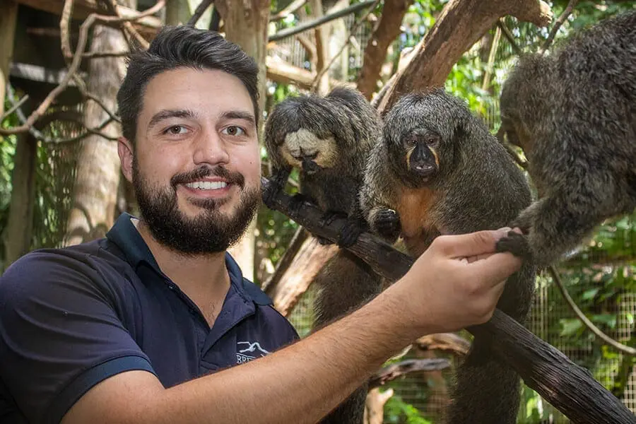 Ben with the white-faced sakis