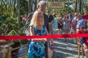 Sponsors cut the ribbon