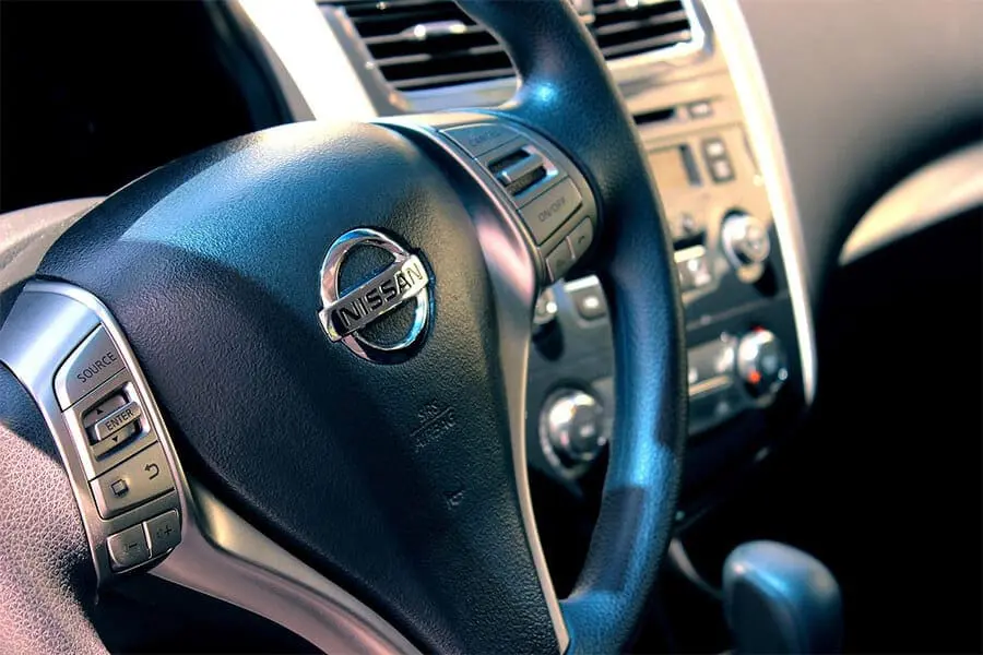 Interior of vehicle