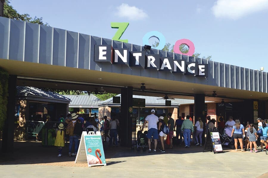 Houston Zoo entrance