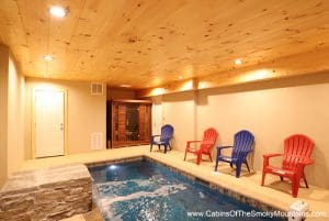 Cabin indoor pool