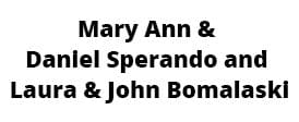 Mary Ann & Daniel Sperando and Laura & John Bomalaski SUS 2022 logo