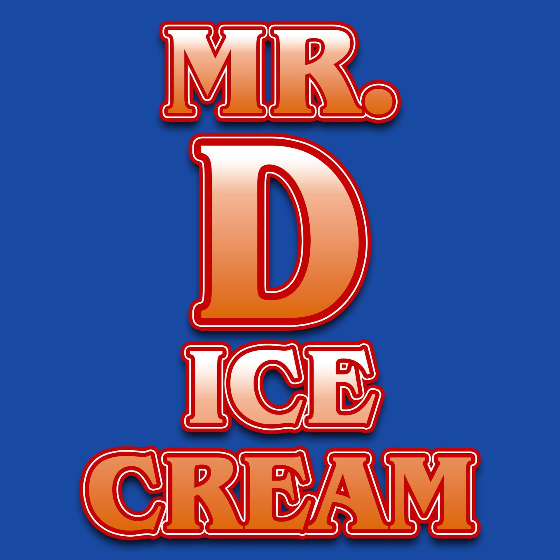 Mr. D Ice Cream Logo