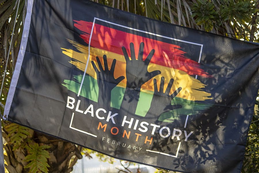 Black History Month flag