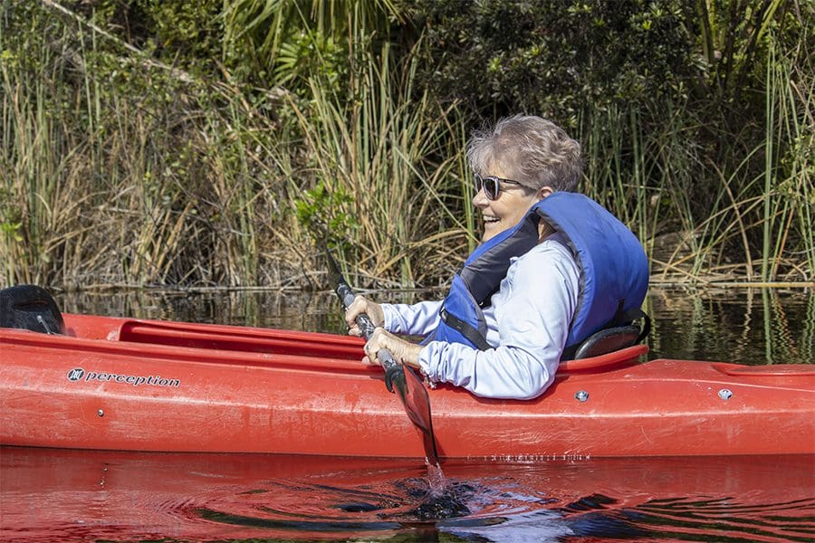 Wetlands accessible kayaking