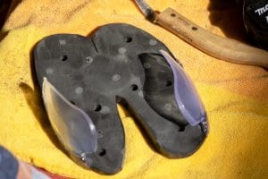 One of Rafiki's polyurethane rubber shoes